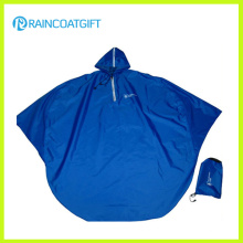 Blauer Polyester-PVC-Motorrad-Regen-Poncho
